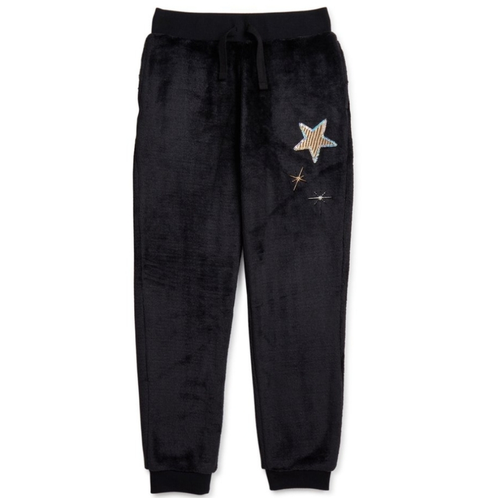Wonder Nation Super Soft Minky Joggers Sz Lg (10-12)